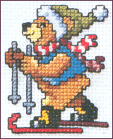 Skiing Bear