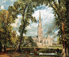 Krif # 551 - Salisbury Cathedral from the Bishop's Grounds (Constable)