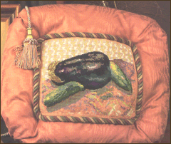 Still Life - Eggplant & Cucumbers