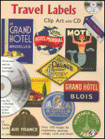 Travel Labels with Clipart & CD